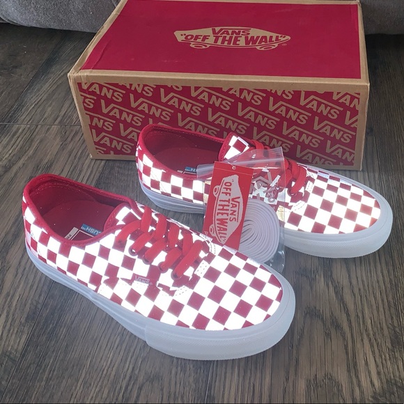 Vans authentic pro reflect red shoes sneakers - Picture 2 of 7